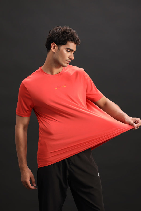 Squash orange workout tshirt