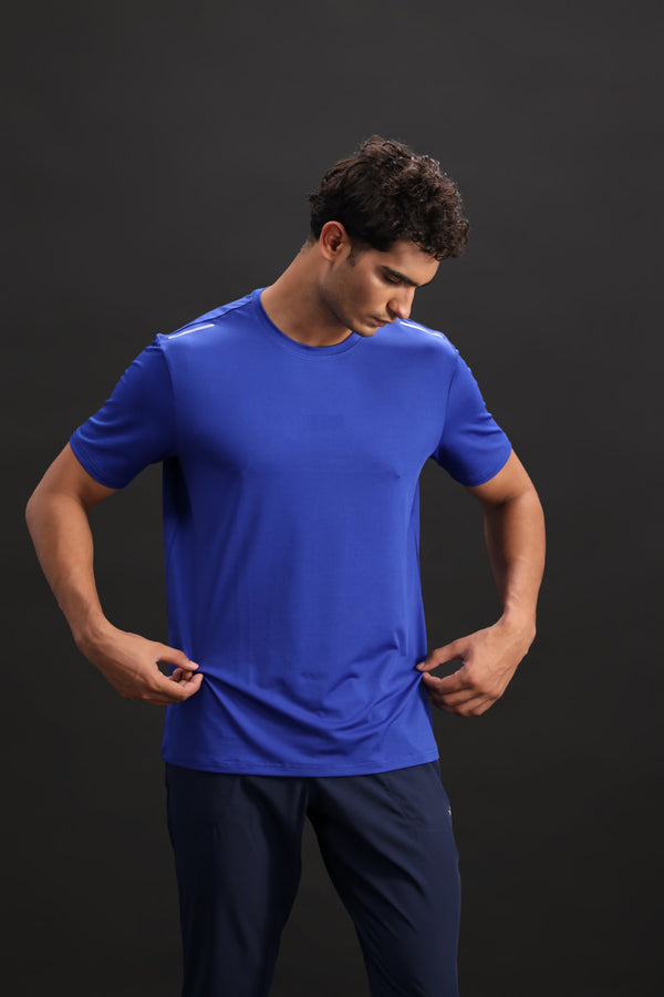 Blue classic performance tshirt