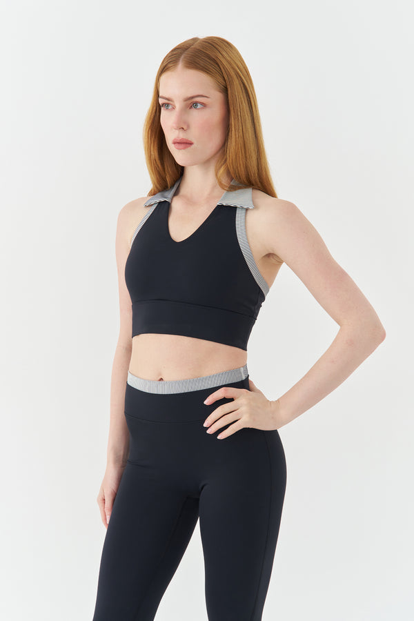 Black Apex Sports Bra