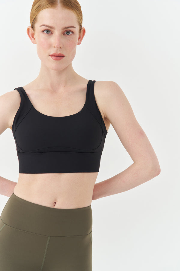 Black Pro Motion Sports Bra
