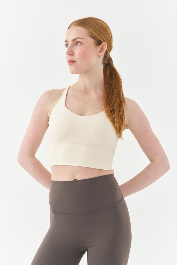 White Nova Fit Sports Bra