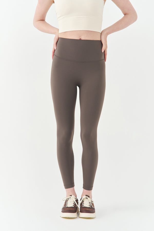 Brown Stretch-fit Tights