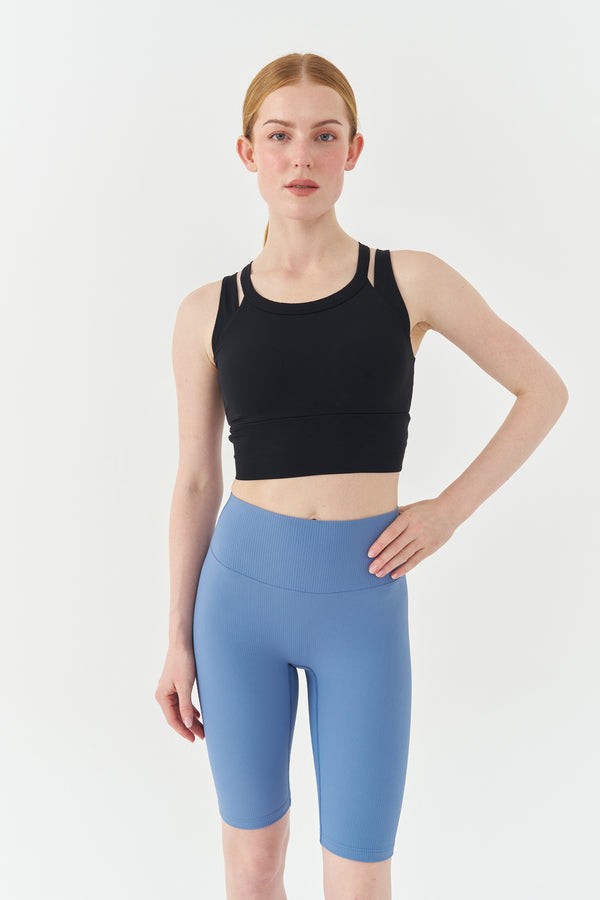 Black Glide-Fit Sports Bra