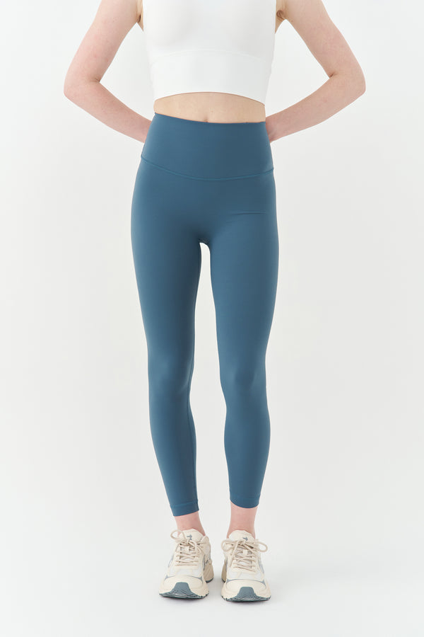 Blue Stretch-fit Tights