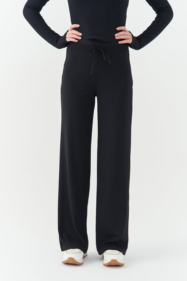 Black Drape Pants