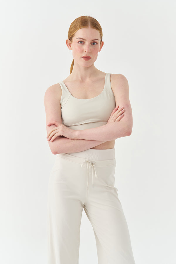 Beige Pro Motion Sports Bra