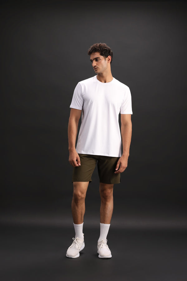 White classic performance tshirt